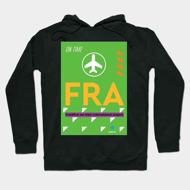 Airport Frankfurt FRA Hoodie by Woohoo